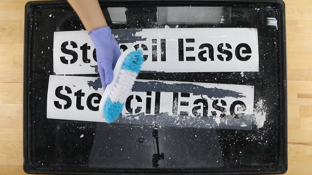 How to Clean Parking Lot Stencils